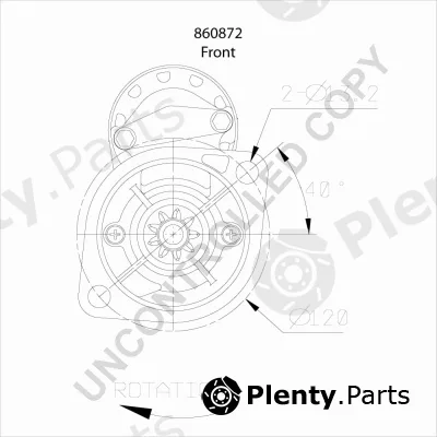 Prestolite Electric 860872 — Starter