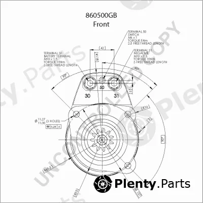 Prestolite Electric 860500GB — Starter