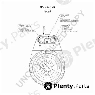 Prestolite Electric 860667GB — Starter