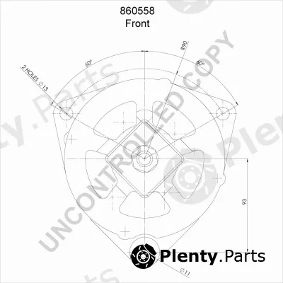 Prestolite Electric 860558 — Alternator