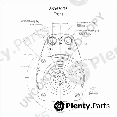 Prestolite Electric 860670GB — Starter