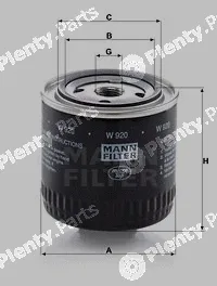 MANN-FILTER W920 — Oil Filter