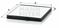 MANN-FILTER CU2330 — Filter, cabin air