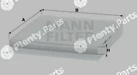 MANN-FILTER CU2435 — Filter, cabin air