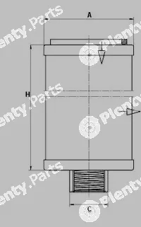 MANN-FILTER 4900050341 — Filter, compressed air system