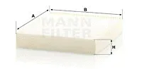 MANN-FILTER CU28009 — Filter, cabin air