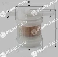 MANN-FILTER WK42/14 — Fuel Filter