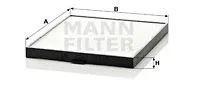 MANN-FILTER CU2640 — Filter, cabin air