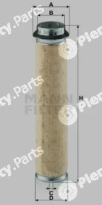 MANN-FILTER CF600 — Secondary Air Filter