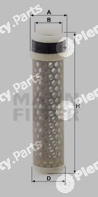 MANN-FILTER CF5001 — Secondary Air Filter