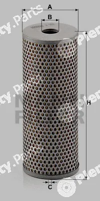 MANN-FILTER H962 — Filter, operating hydraulics