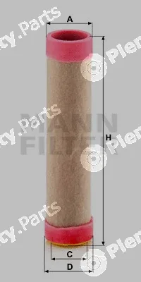 MANN-FILTER CF100 — Secondary Air Filter EUROPICLON