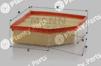 MANN-FILTER C23129 — Air Filter