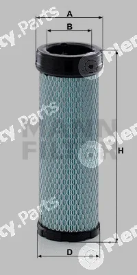 MANN-FILTER CF12004 — Secondary Air Filter