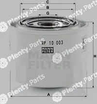 MANN-FILTER WP10003 — Oil Filter