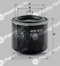 MANN-FILTER MW810 — Oil Filter