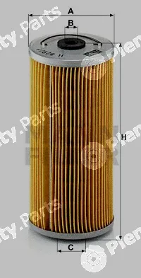 MANN-FILTER H829/1x — Oil Filter