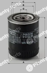 MANN-FILTER WK930/4 — Fuel Filter