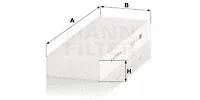 MANN-FILTER CU26025-2 — Filter, cabin air