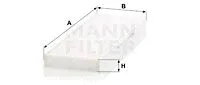 MANN-FILTER CU45004 — Filter, cabin air