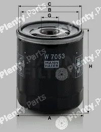 MANN-FILTER W7053 — Oil Filter