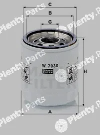 MANN-FILTER W7030 — Oil Filter