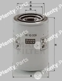 MANN-FILTER W10009 — Filter, operating hydraulics