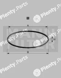 MANN-FILTER Di121-03 — Seal, oil filter