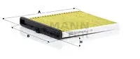 MANN-FILTER FP24009 — Filter, cabin air FreciousPlus