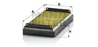 MANN-FILTER FP2745-2 — Filter, cabin air FreciousPlus