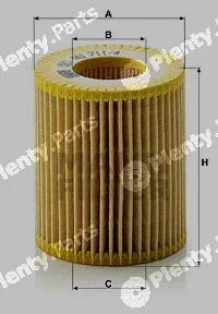 MANN-FILTER HU711/4x — Oil Filter