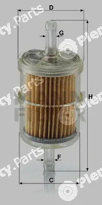 MANN-FILTER WK42/2 — Fuel Filter