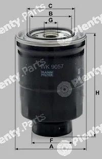 MANN-FILTER WK9057z — Fuel Filter