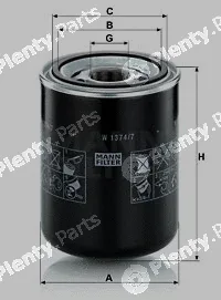MANN-FILTER W1374/7 — Oil Filter