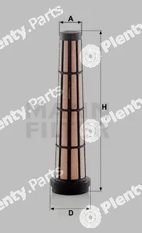 MANN-FILTER CF6002 — Secondary Air Filter
