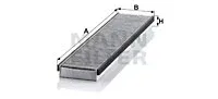 MANN-FILTER CUK5257 — Filter, cabin air
