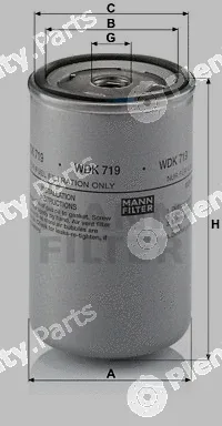 MANN-FILTER WDK719 — Fuel Filter