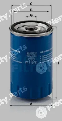MANN-FILTER W719/11 — Oil Filter