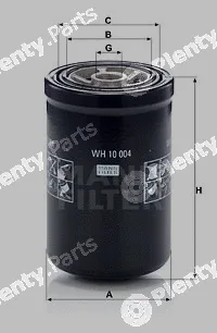 MANN-FILTER WH10004 — Oil Filter