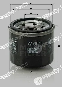 MANN-FILTER W6011 — Oil Filter