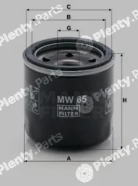 MANN-FILTER MW65 — Oil Filter