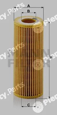 MANN-FILTER HU721/4x — Oil Filter