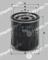 MANN-FILTER W8027 — Oil Filter