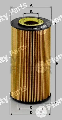 MANN-FILTER HU934x — Oil Filter