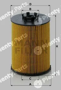 MANN-FILTER HU823x — Oil Filter
