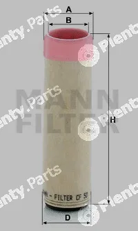 MANN-FILTER CF50 — Secondary Air Filter EUROPICLON