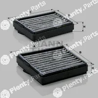 MANN-FILTER CUK20000-2 — Filter, cabin air