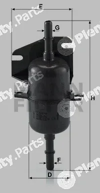 MANN-FILTER WK510 — Fuel Filter