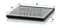 MANN-FILTER CUK2225 — Filter, cabin air