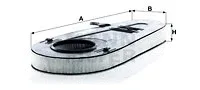 MANN-FILTER C51001 — Air Filter